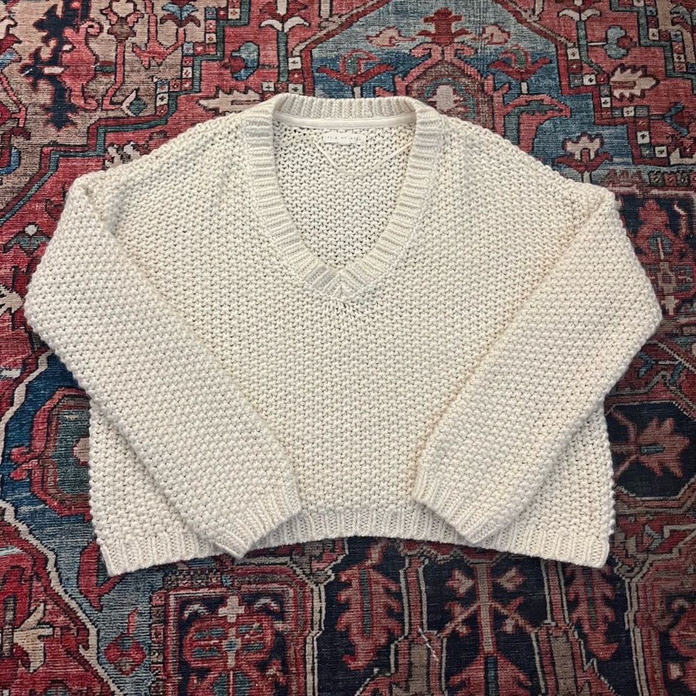 Pacsun White Knit Sweater